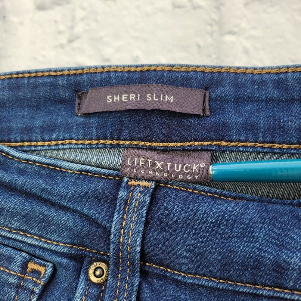NWOT NYDJ Sheri Cooper Slim Leg Dark Wash Jeans Lift Tuck Slimming Stretch sz 18 - Picture 5 of 16